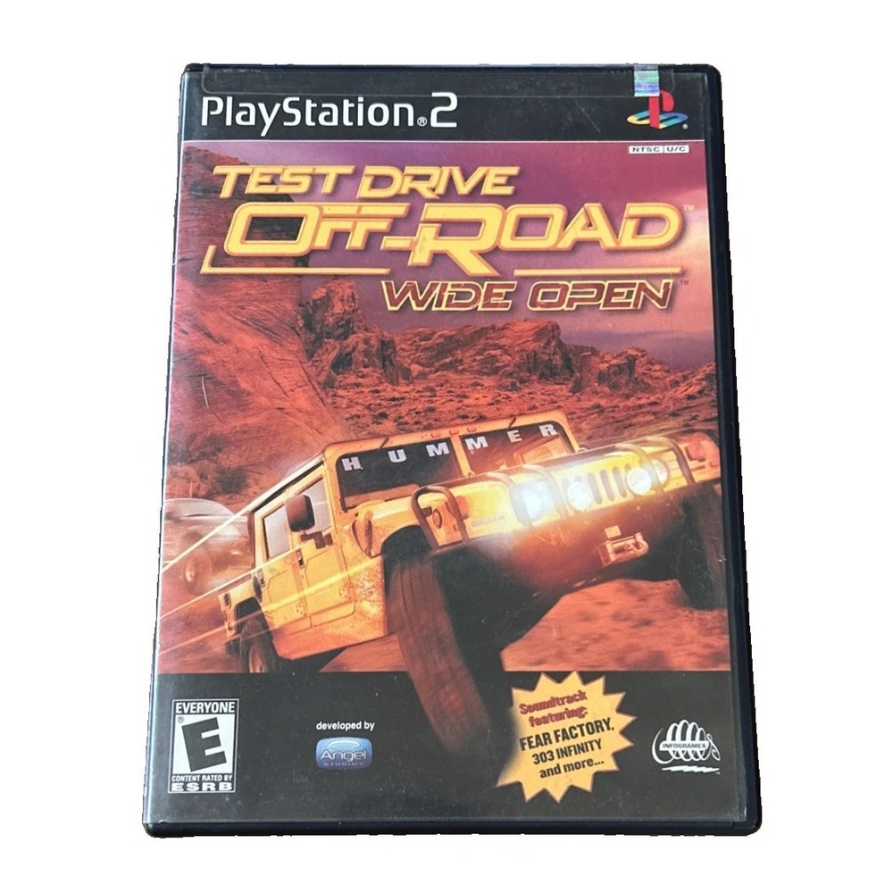 Test Drive Off-Road Wide Open Sony PlayStation 2 PS2 2001 Racing Game NTSC